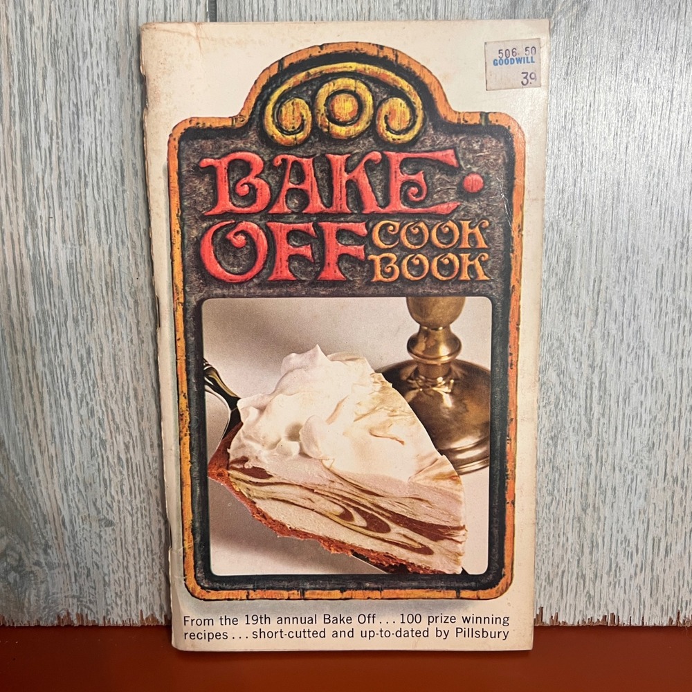 Vintage 1968 Pillsbury Bake-Off Cook Book 19th Annual 100 Prize Winning Recipes
